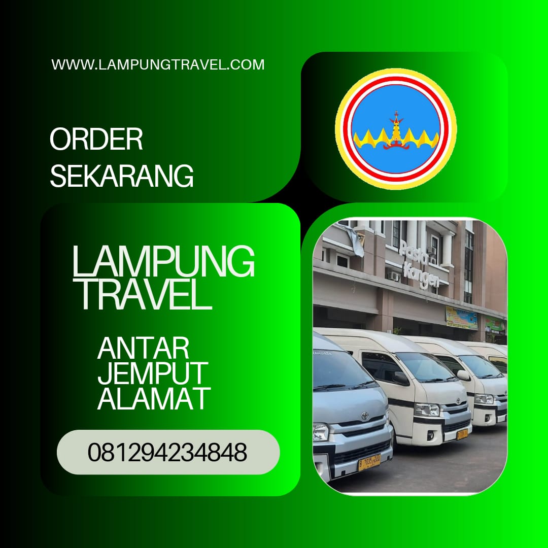 Travel Pahoman Lampung Depok, Layanan Antar Jemput Alamat